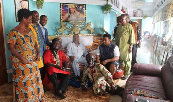 Musiga group visit Apostle Safo