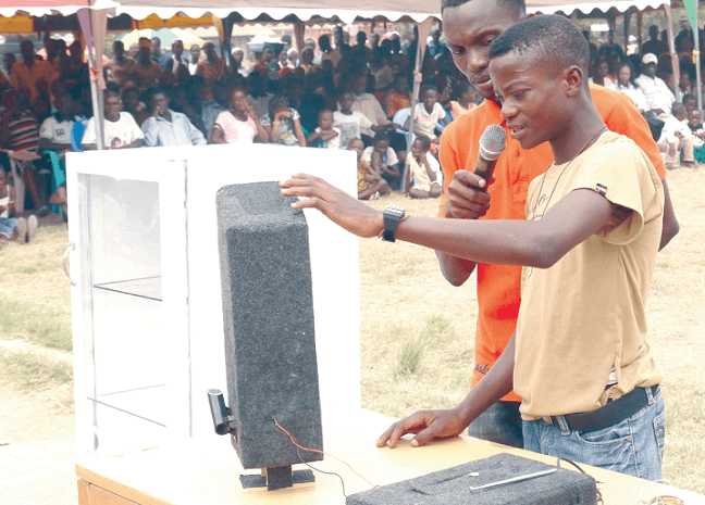 Kristo Asafo Student showcased innovation